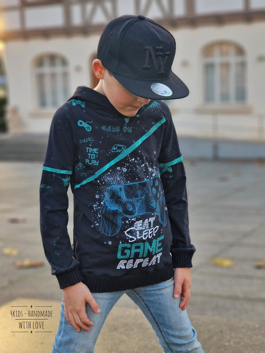 Fashion Ebook Hoodie Kiano | Größe 80-170 DIN- A4 & DIN-A0 PDF zum download