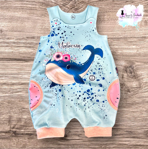 Bio Interlock Jersey - Panel BlumenWAL - Eigenproduktion - Türkis