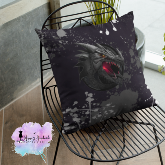 French Terry - Panel Dragon Eye - GOTS Eigenproduktion - Anthrazit - 180cm