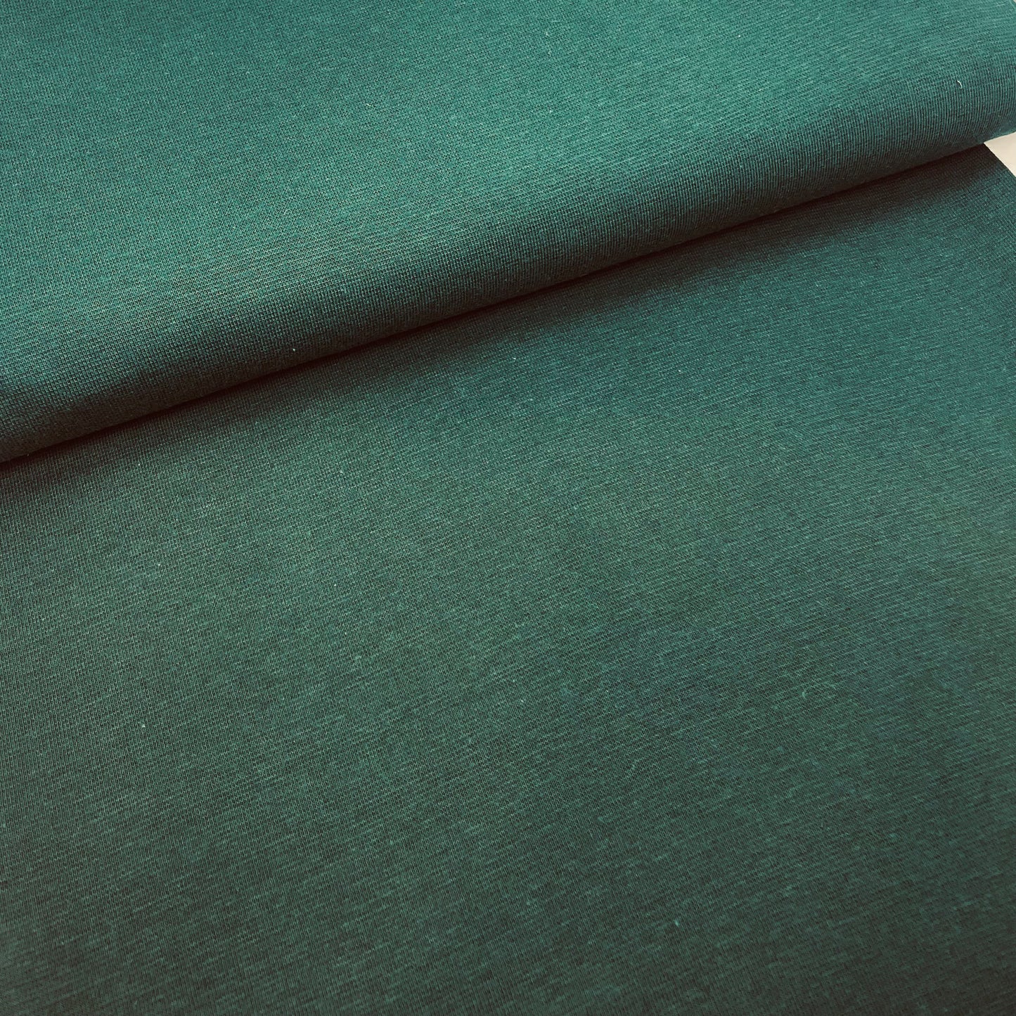 Bündchen Standard - Fein Ripp - Uni - Flaschengrün