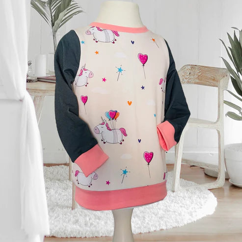 Bio French Terry - Allover Pummelhorn - Eigenproduktion - Pfirsichsand