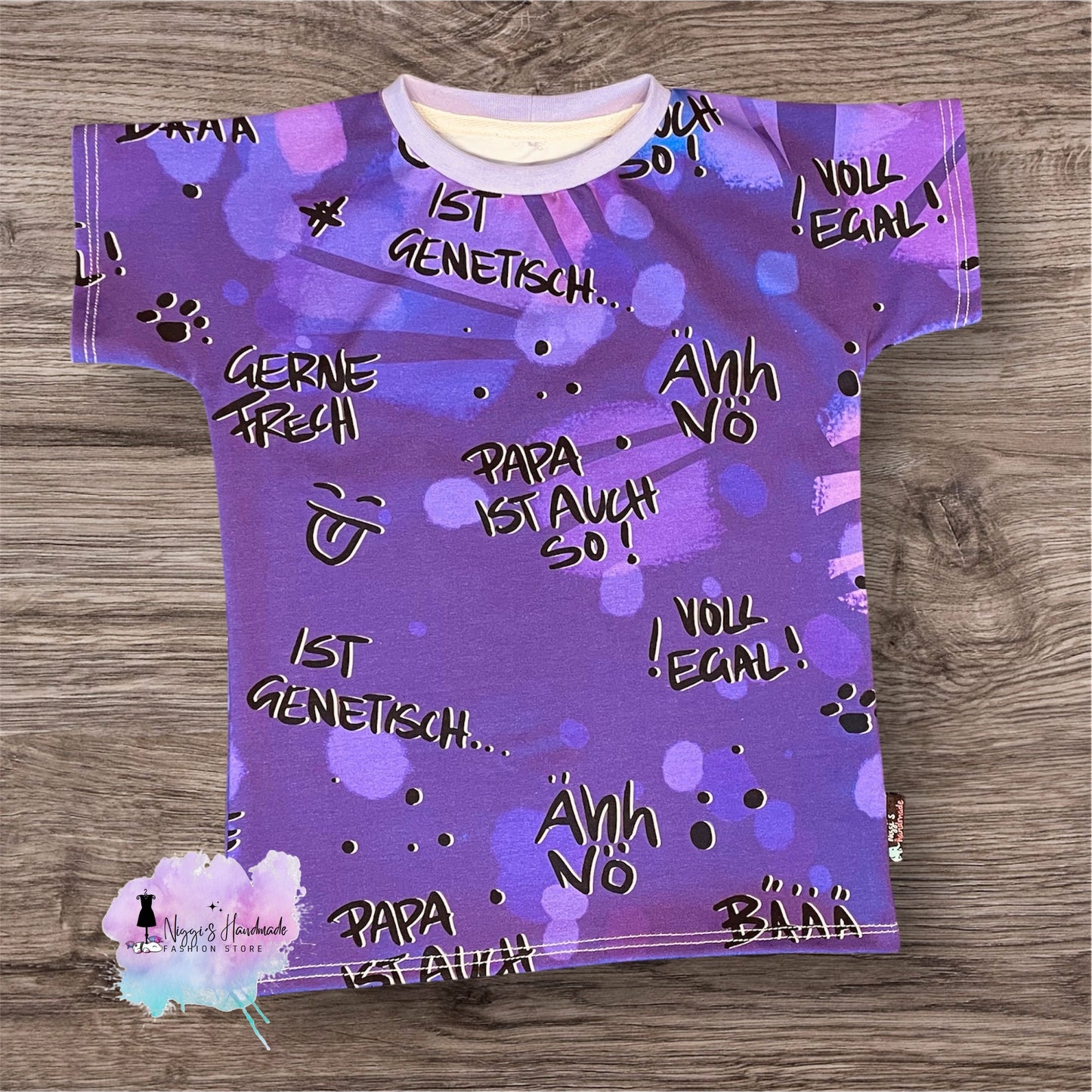 Leider Frech T-Shirt Gr. 98 - lila