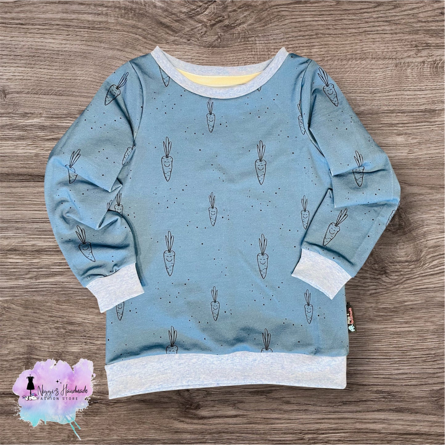 Lustige Karotte Pullover Gr. 98