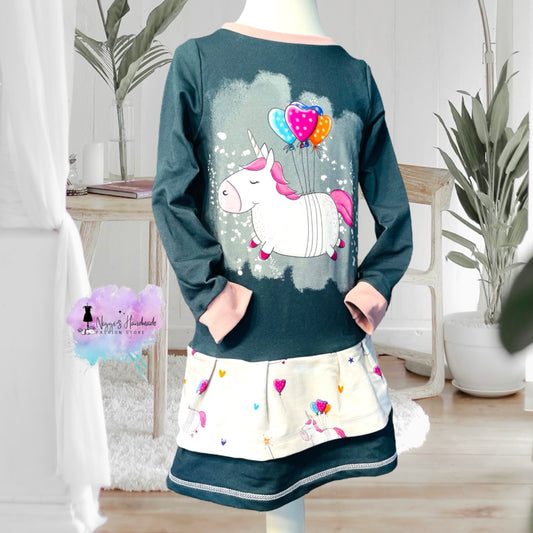 Pummelhorn Pullover mit Volant Gr. 110