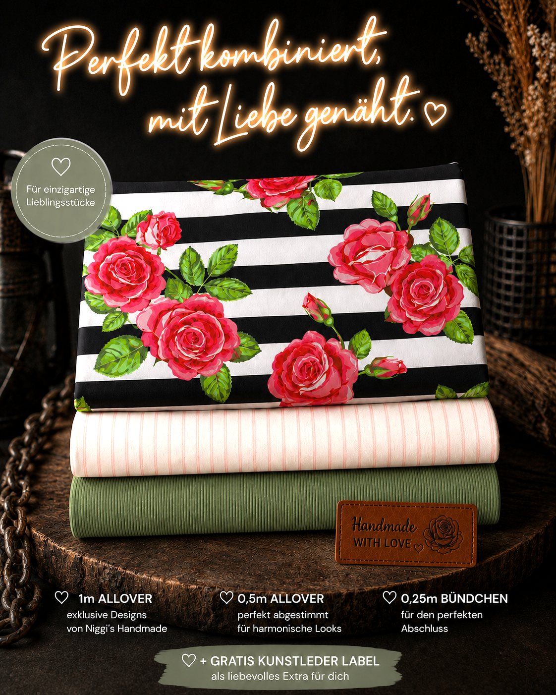Kreatives Stoffpaket "Stilvolle Me-Time" Damen