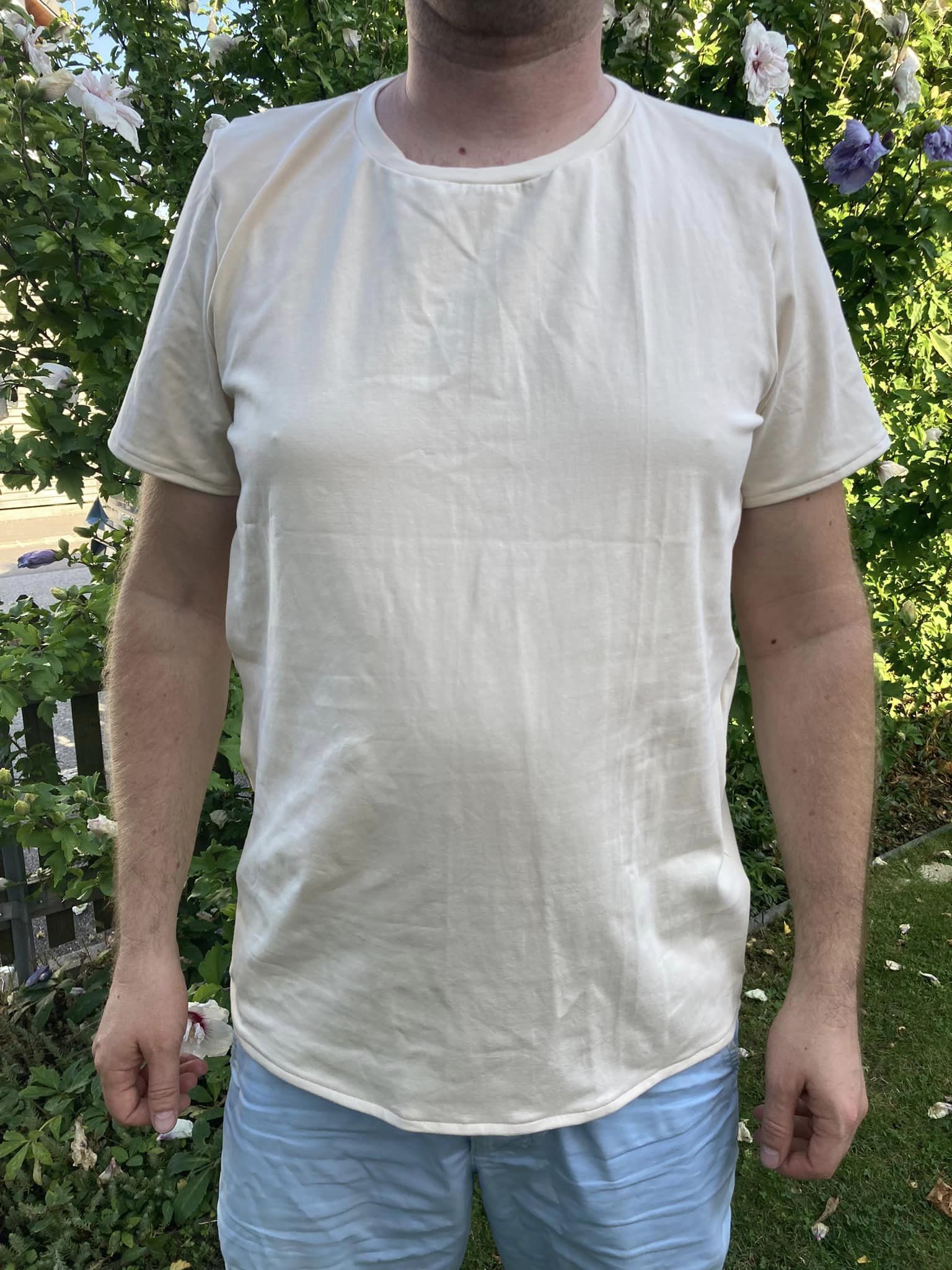 Fashion Ebook Schnittmuster für ein Basic T-Shirt für Herren in der Größe XXS bis 5XL in DIN- A4 & DIN-A0 PDF zum download