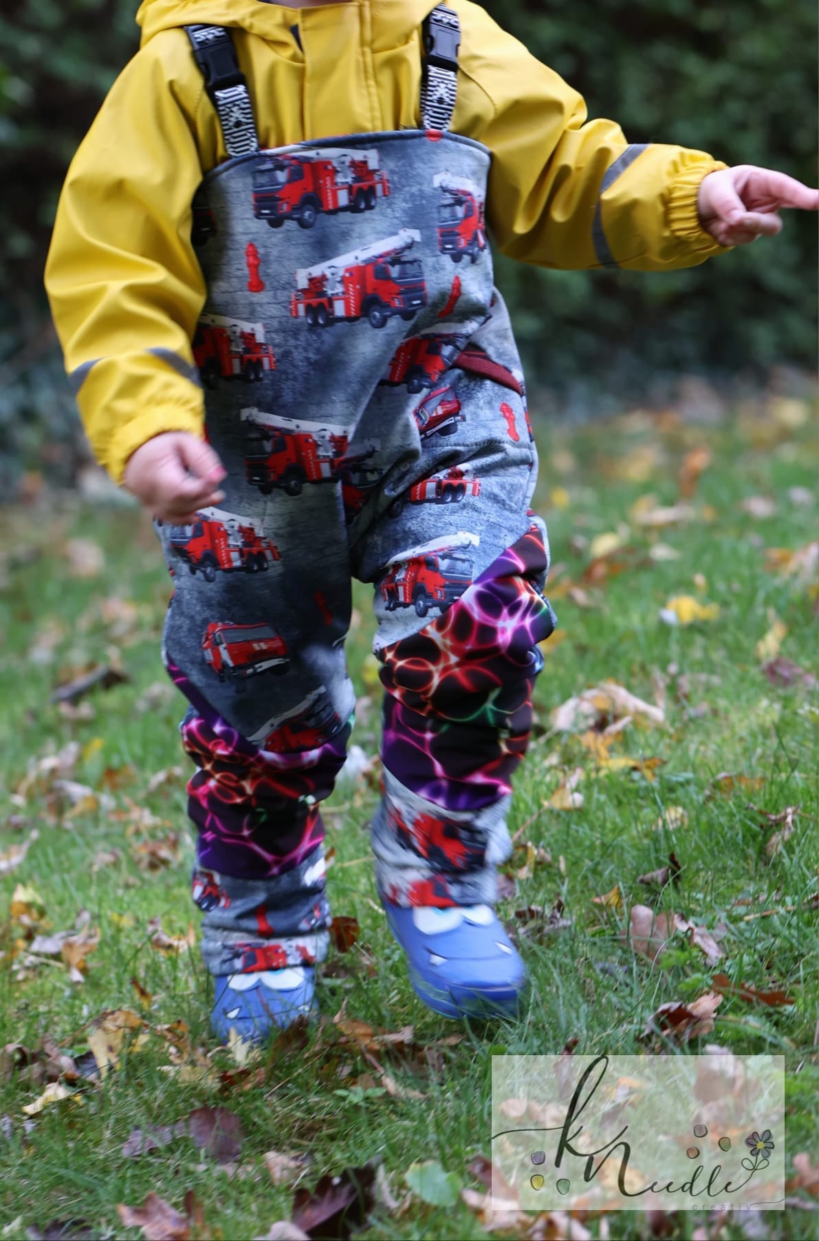 Fashion Ebook Schnittmuster für eine Matschhose Ben für Kinder in den Größe 74-122 in DIN- A4 & DIN-A0 PDF zum download