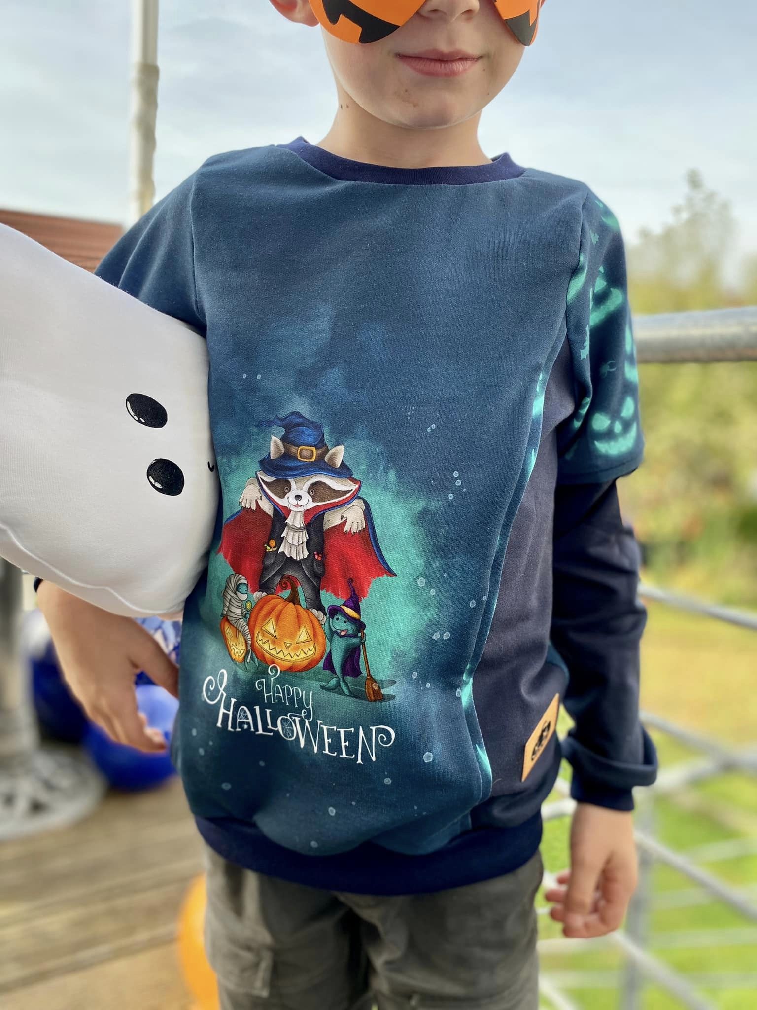 Fashion Ebook Schnittmuster für einen Hoodie Mix It für Kinder in den Größe 74-170 in DIN- A4 & DIN-A0 PDF zum download