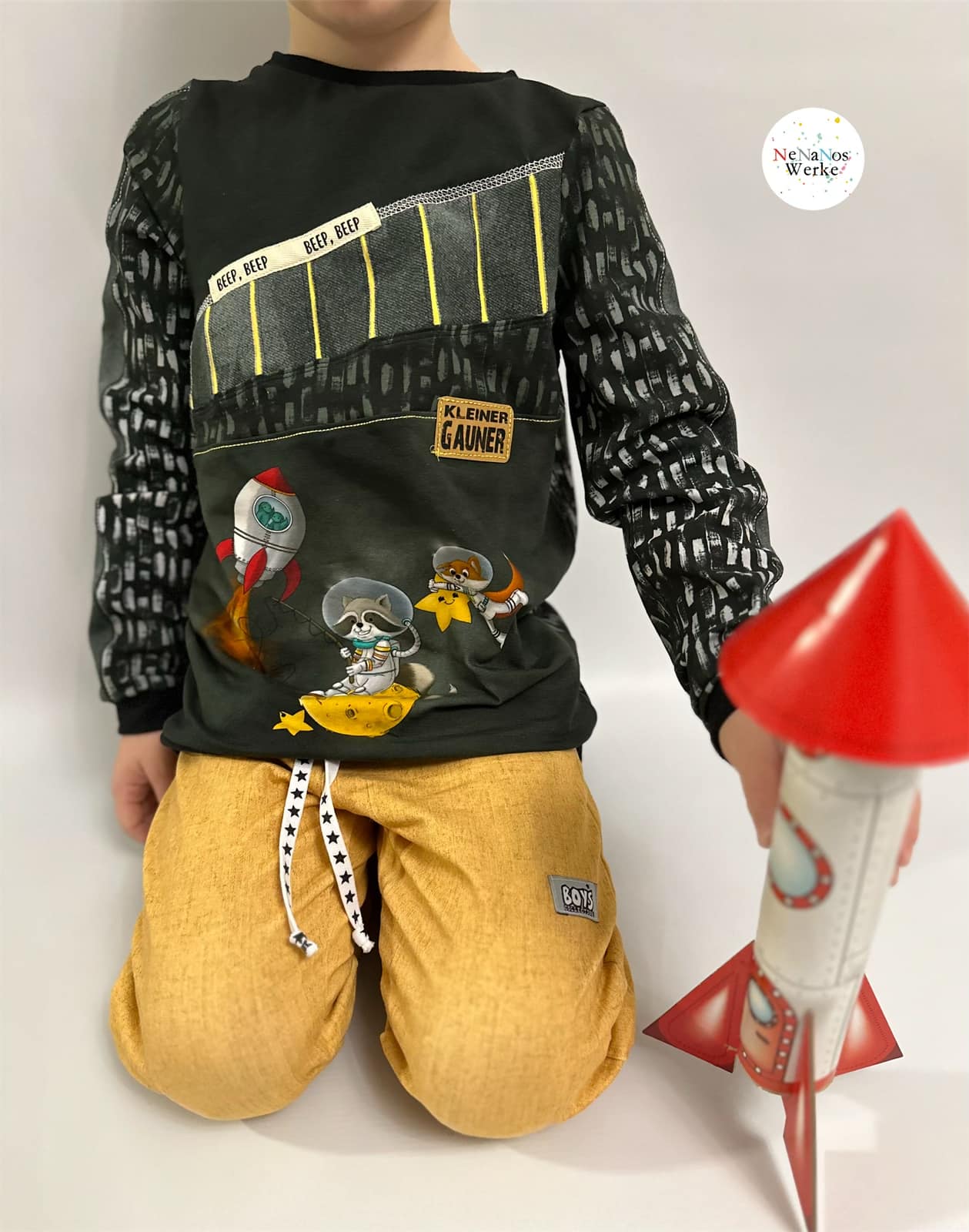 Fashion Ebook Schnittmuster für den Hoodie Cross Line in der Größe 74-170 in DIN- A4 & DIN-A0 PDF zum download