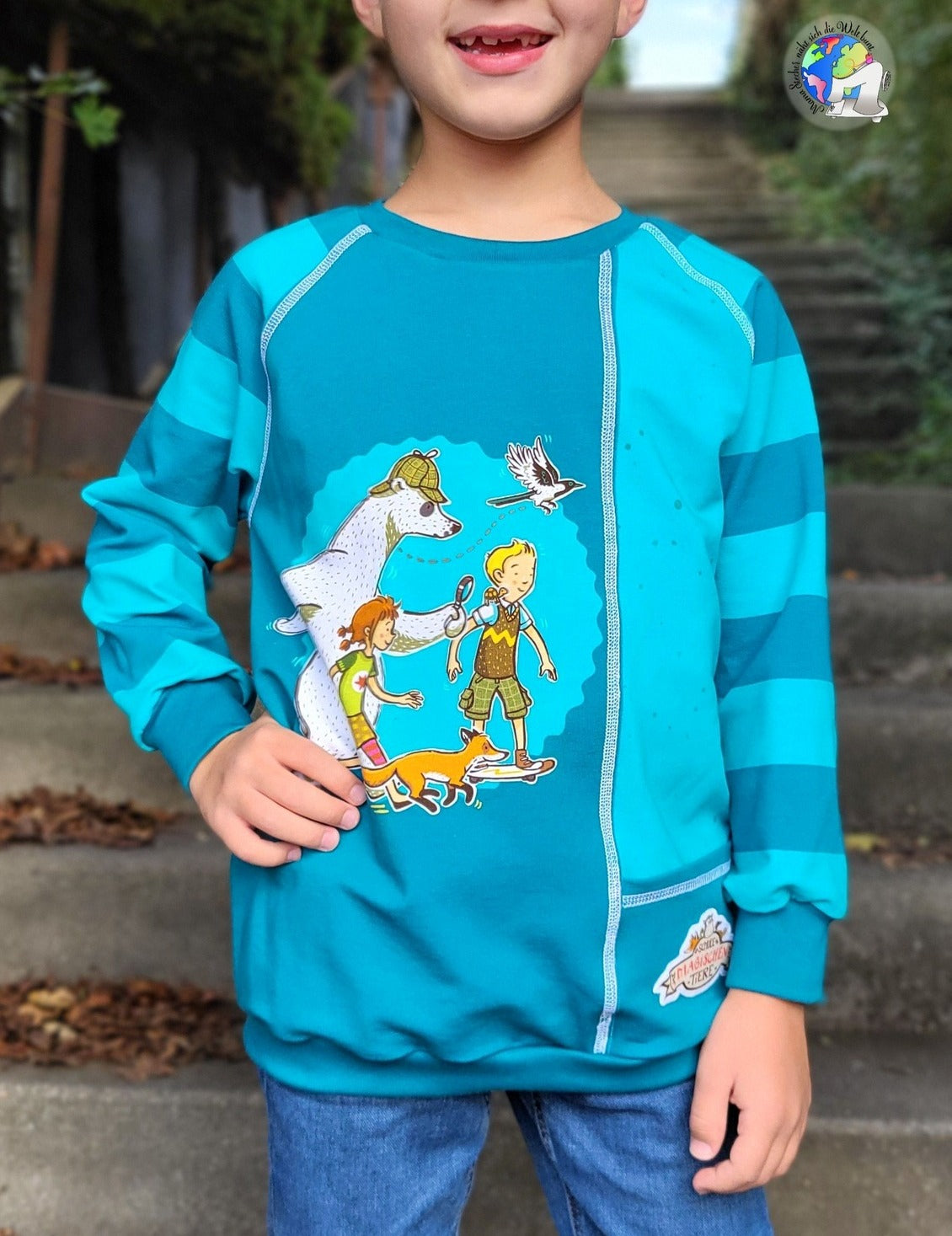 Fashion Ebook Schnittmuster für den Hoodie Elias in der Größe 74-170 in DIN- A4 & DIN-A0 PDF zum download