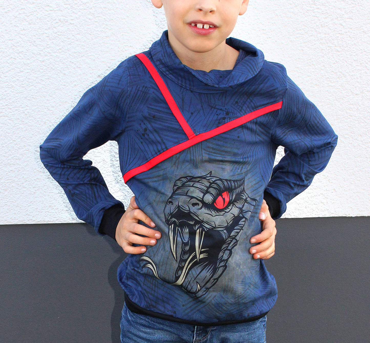 Fashion Ebook Hoodie Kiano | Größe 80-170 DIN- A4 & DIN-A0 PDF zum download