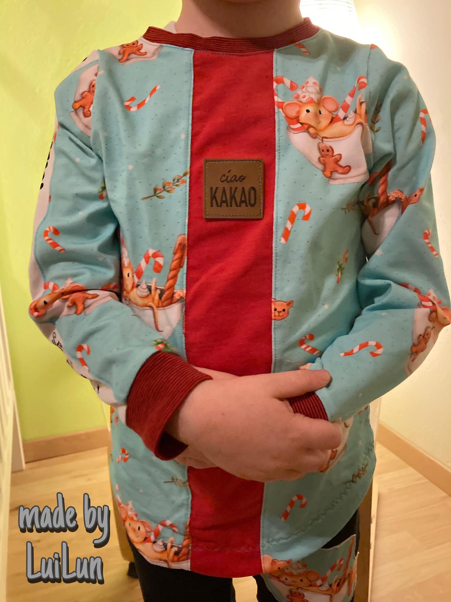 Fashion Ebook Schnittmuster für einen Hoodie Schiri für Kinder in den Größe 74-170 in DIN- A4 & DIN-A0 PDF zum download