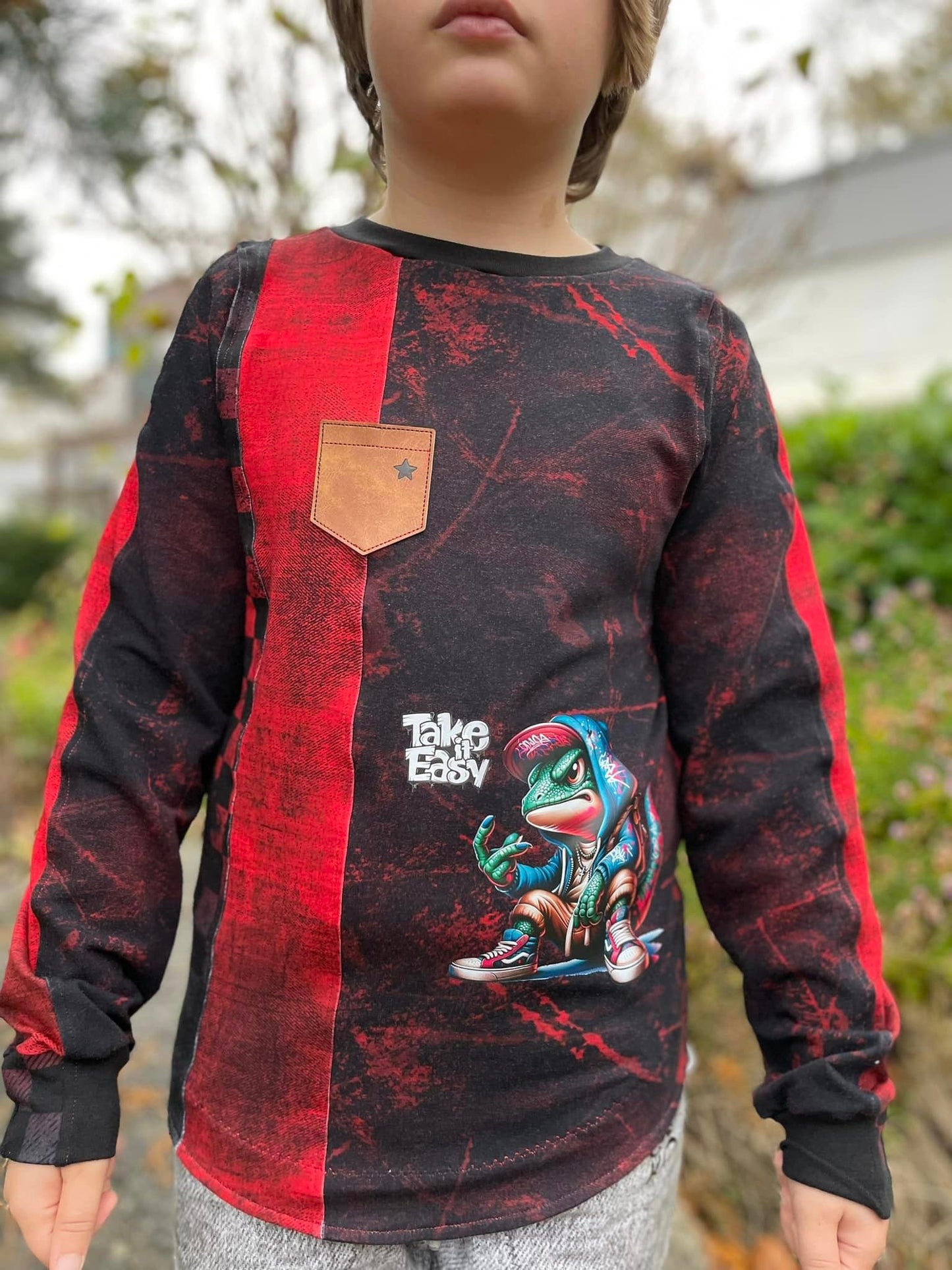 Fashion Ebook Schnittmuster für einen Hoodie Schiri für Kinder in den Größe 74-170 in DIN- A4 & DIN-A0 PDF zum download