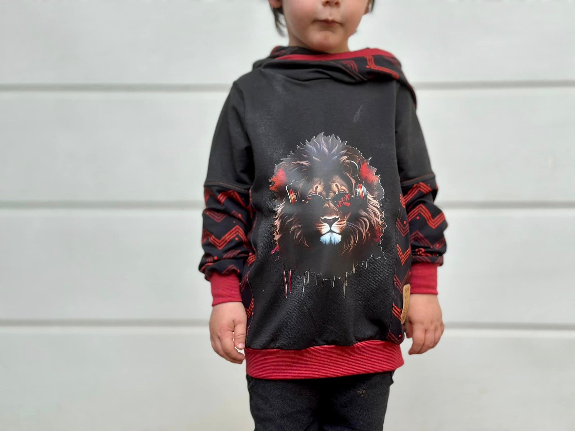 Fashion Ebook Schnittmuster für einen Hoodie Mix It für Kinder in den Größe 74-170 in DIN- A4 & DIN-A0 PDF zum download