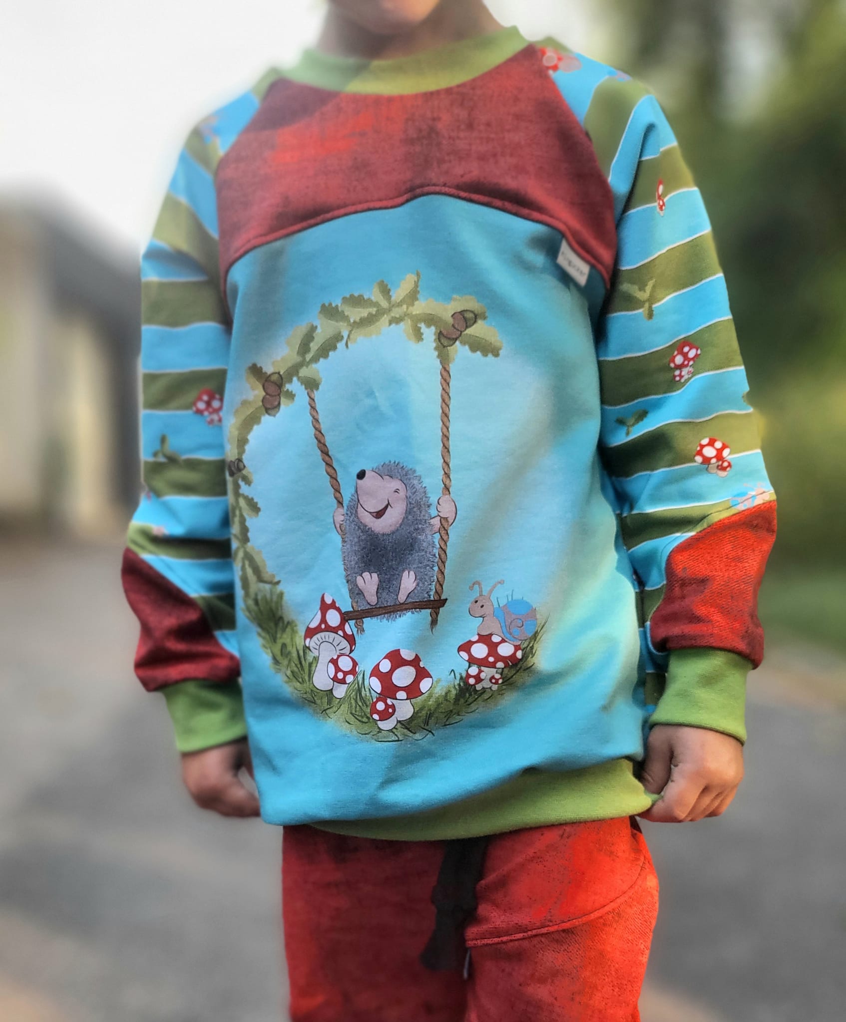 Fashion Ebook Schnittmuster für einen Kreativ Sweater in der Größe 62-170 in DIN- A4 & DIN-A0 PDF zum download