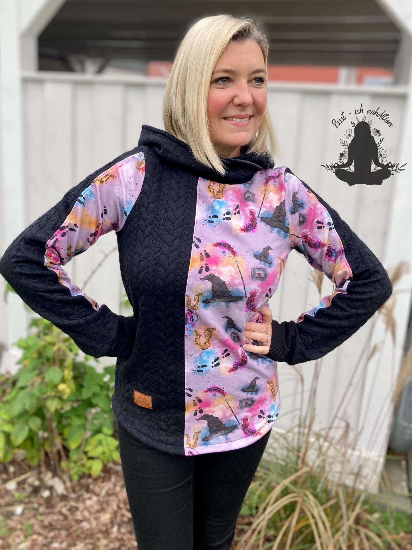 Fashion Ebook Schnittmuster für einen Hoodie Schiri für Kinder in den Größe 74-170 in DIN- A4 & DIN-A0 PDF zum download
