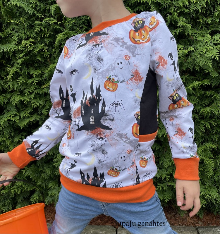 Fashion Ebook Schnittmuster für einen Hoodie Mix It für Kinder in den Größe 74-170 in DIN- A4 & DIN-A0 PDF zum download