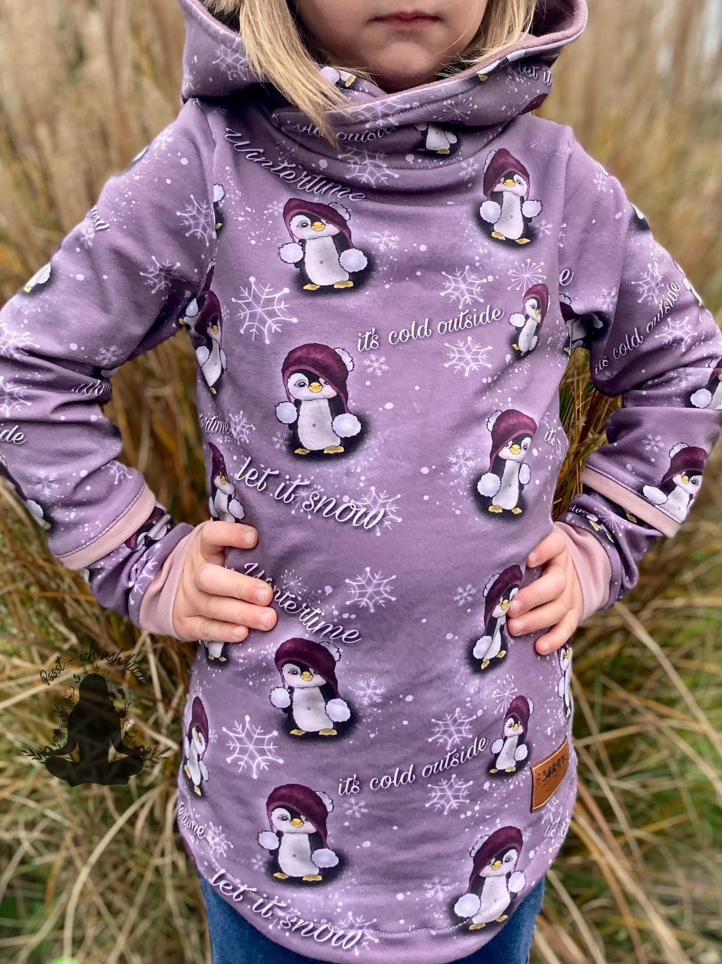 Fashion Ebook Schnittmuster für einen Hoodie Schiri für Kinder in den Größe 74-170 in DIN- A4 & DIN-A0 PDF zum download