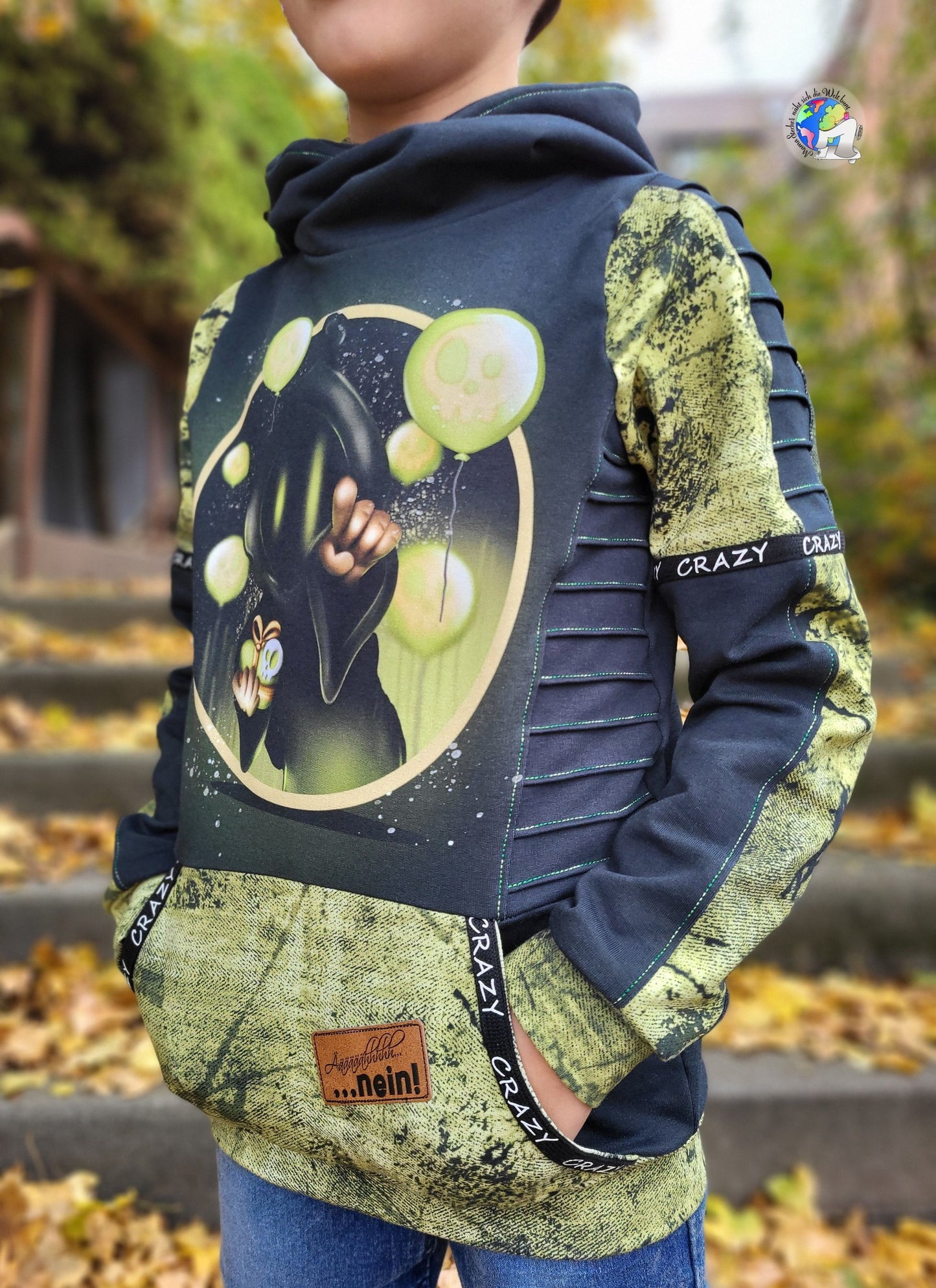 Fashion Ebook Schnittmuster für den Hoodie 4Gamer in der Größe 74-170 in DIN- A4 & DIN-A0 PDF zum download