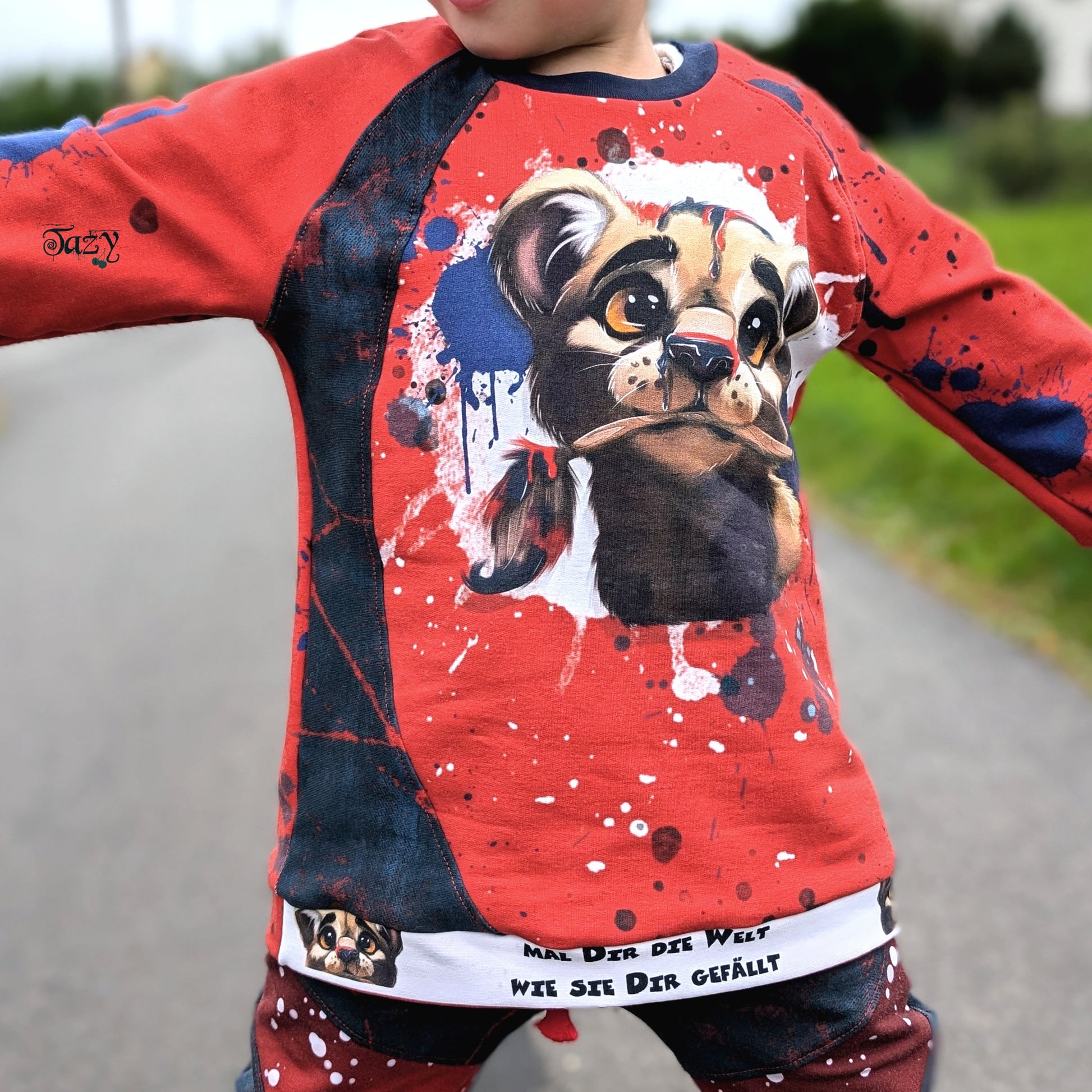 Fashion Ebook Schnittmuster für den Hoodie Elias in der Größe 74-170 in DIN- A4 & DIN-A0 PDF zum download