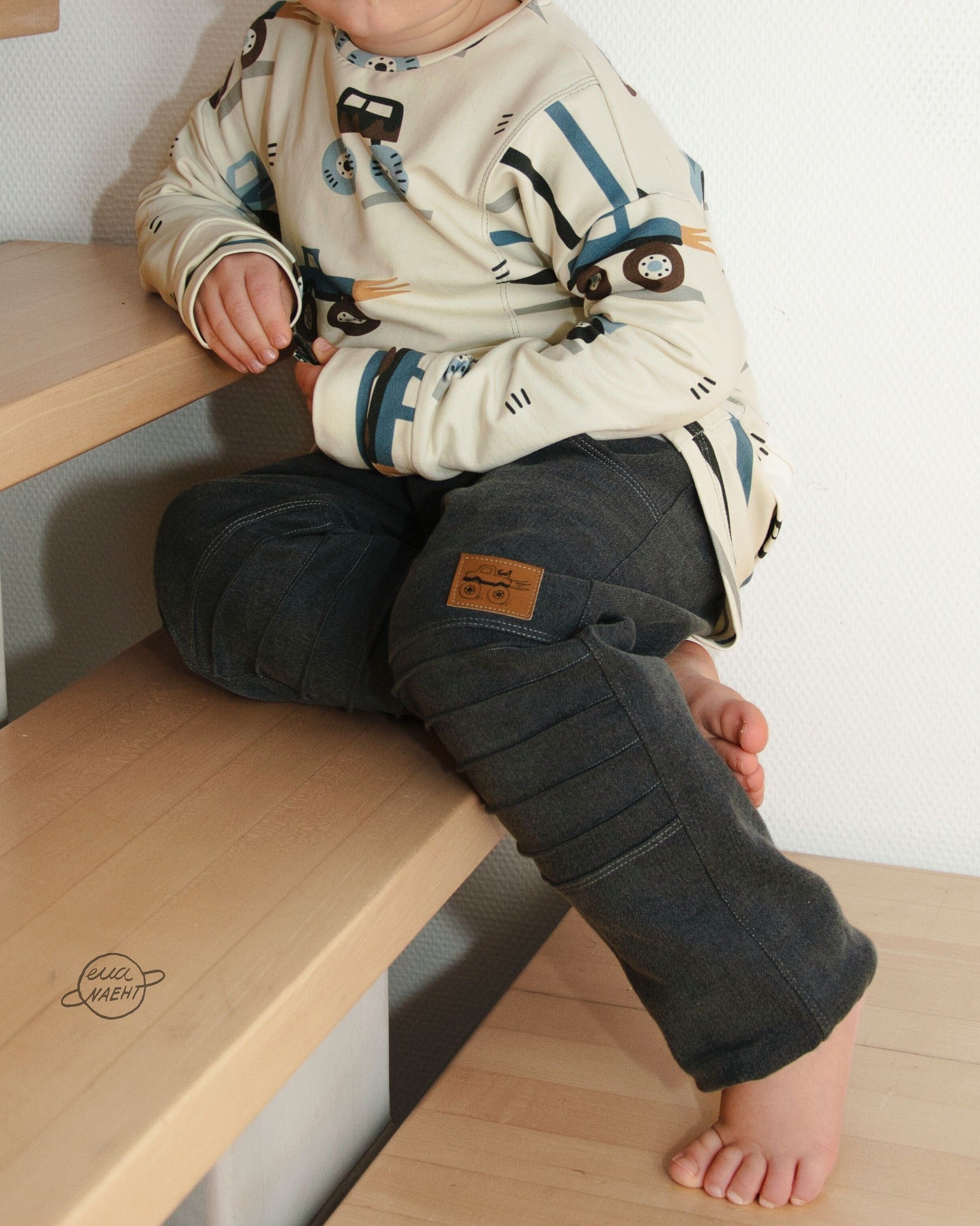 Fashion Ebook Schnittmuster für eine Hose Tarino in der Größe 68-170 in DIN- A4 & DIN-A0 PDF zum download