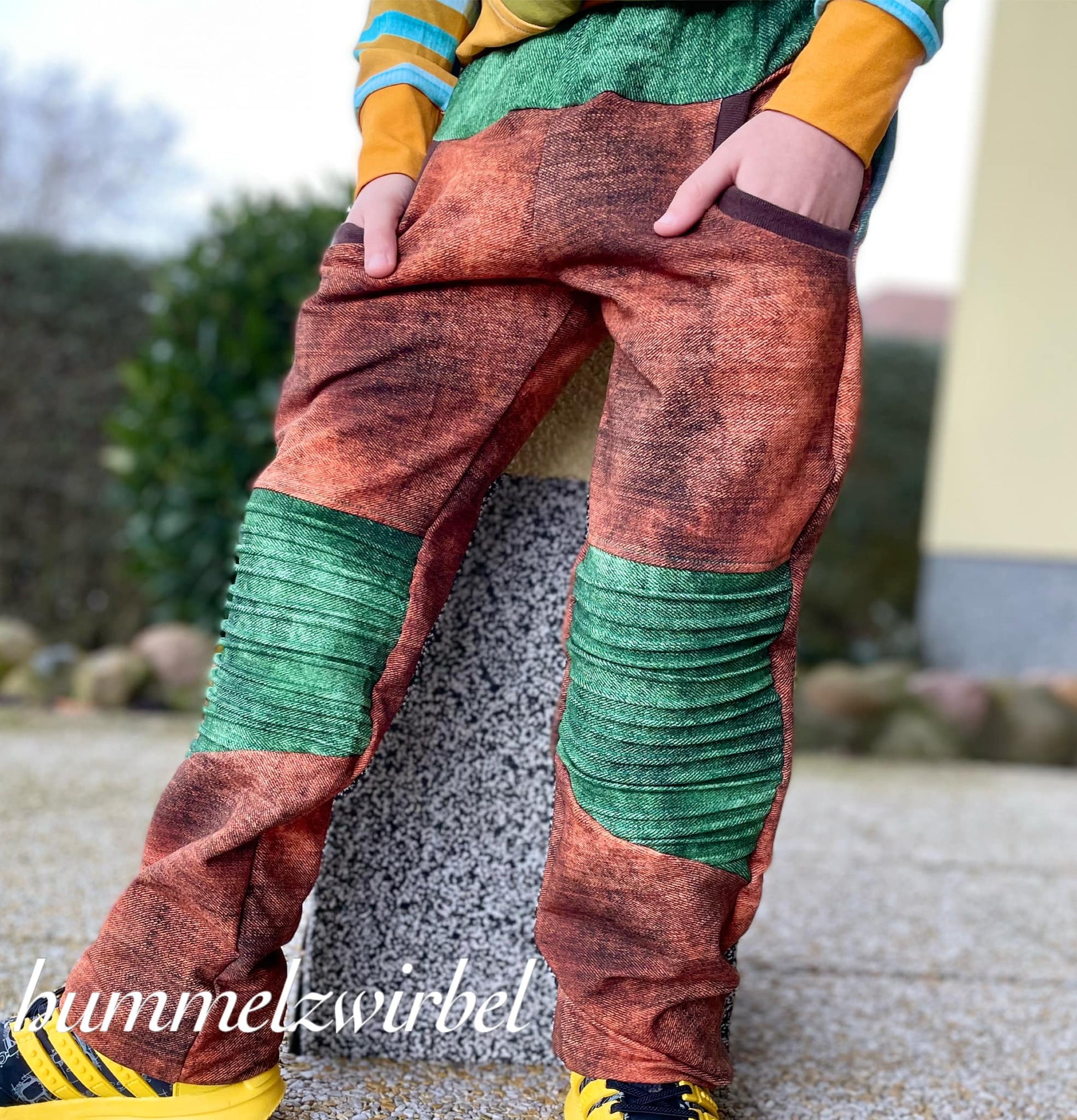 Fashion Ebook Schnittmuster für eine Hose Tarino in der Größe 68-170 in DIN- A4 & DIN-A0 PDF zum download