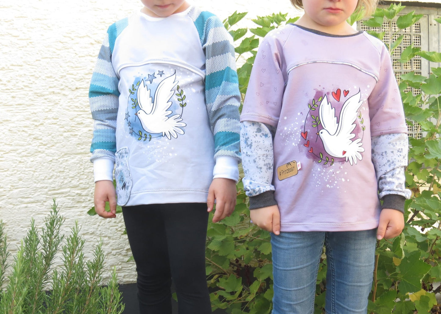 Fashion Ebook Schnittmuster für einen Kreativ Sweater in der Größe 62-170 in DIN- A4 & DIN-A0 PDF zum download