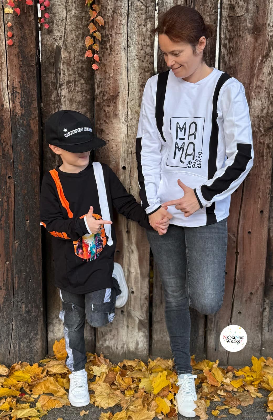 Fashion Ebook Schnittmuster für einen Hoodie Schiri für Kinder in den Größe 74-170 in DIN- A4 & DIN-A0 PDF zum download