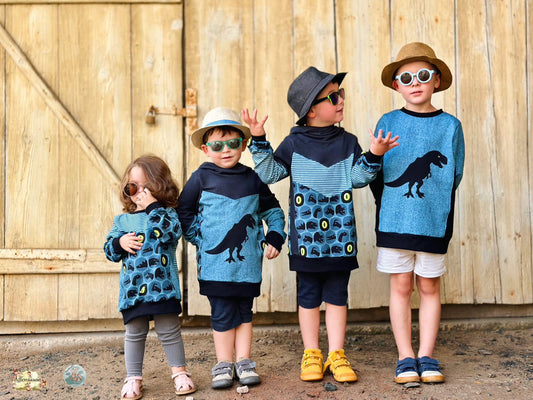 Fashion Ebook Hoodie Viking| Größe 74-170 DIN- A4 & DIN-A0 PDF zum download