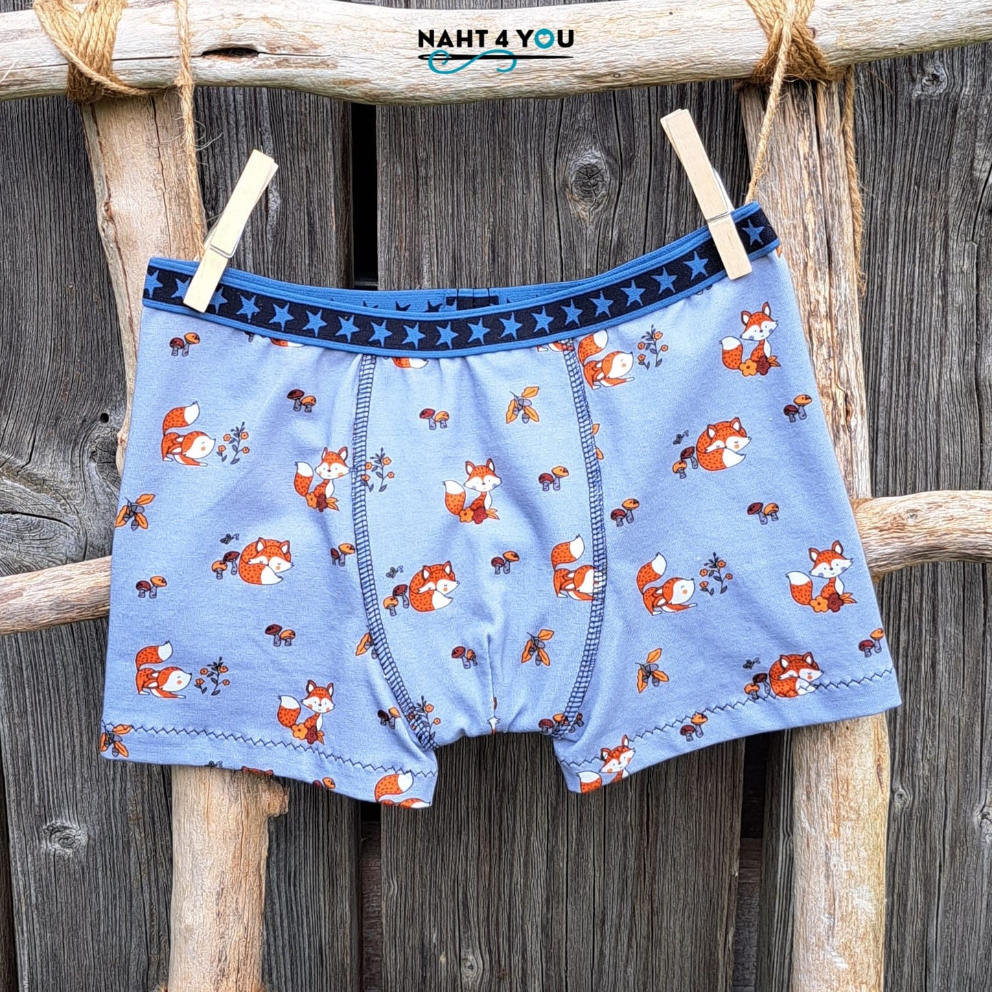 Fashion Ebook Schnittmuster für die Unterhose Buxe Kids in den Größe 80-170 in DIN- A4 & DIN-A0 PDF zum download