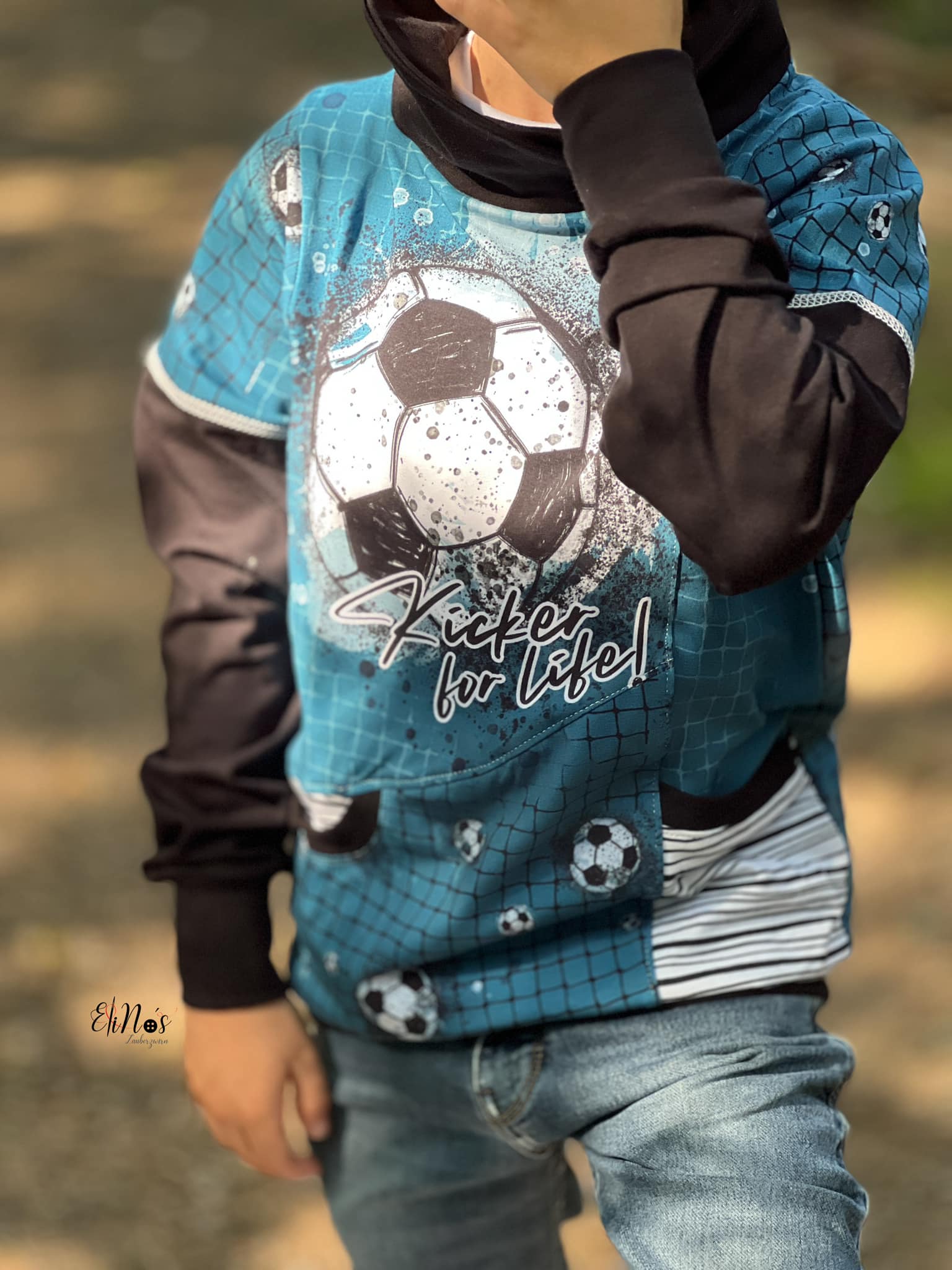 Fashion Ebook Schnittmuster für einen Hoodie Mix It für Kinder in den Größe 74-170 in DIN- A4 & DIN-A0 PDF zum download