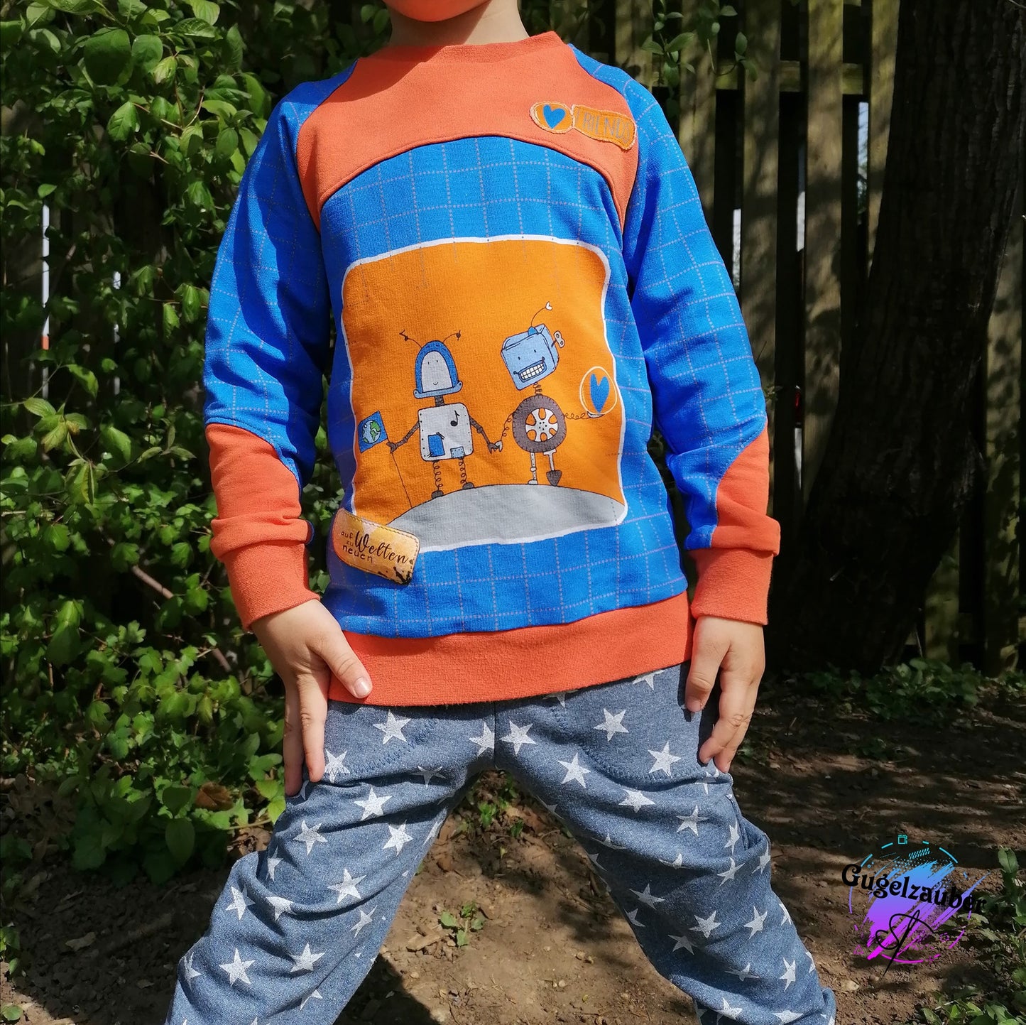 Fashion Ebook Schnittmuster für einen Kreativ Sweater in der Größe 62-170 in DIN- A4 & DIN-A0 PDF zum download