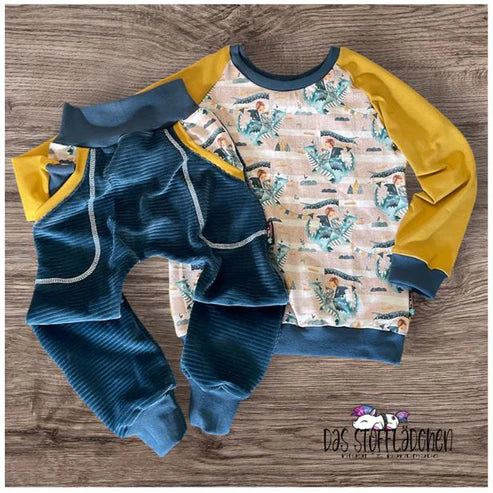 Cord - Breitcord - Weich - Uni - Admiral Blau