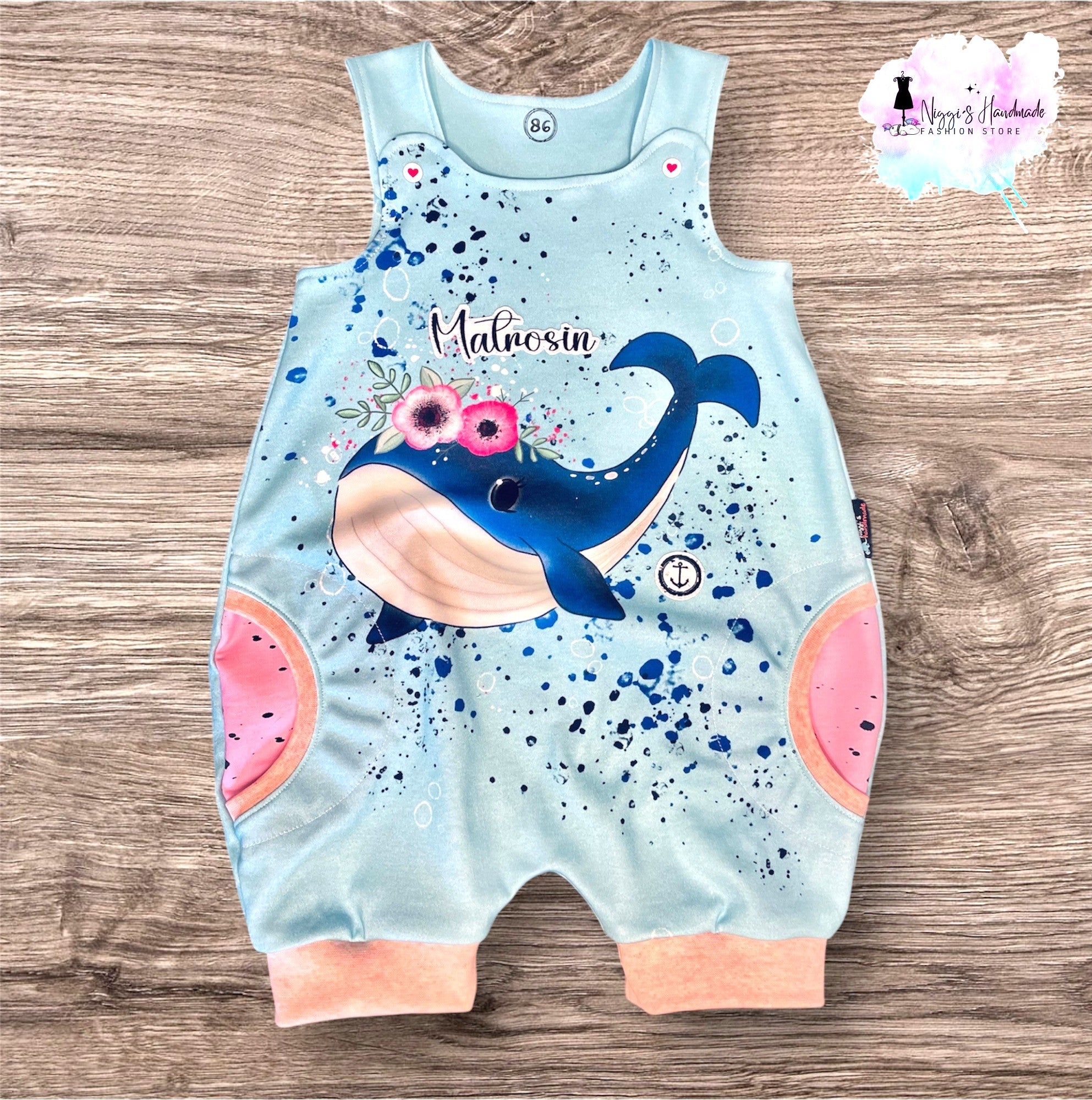 BlumenWAL Sommer-Romper Gr. 86