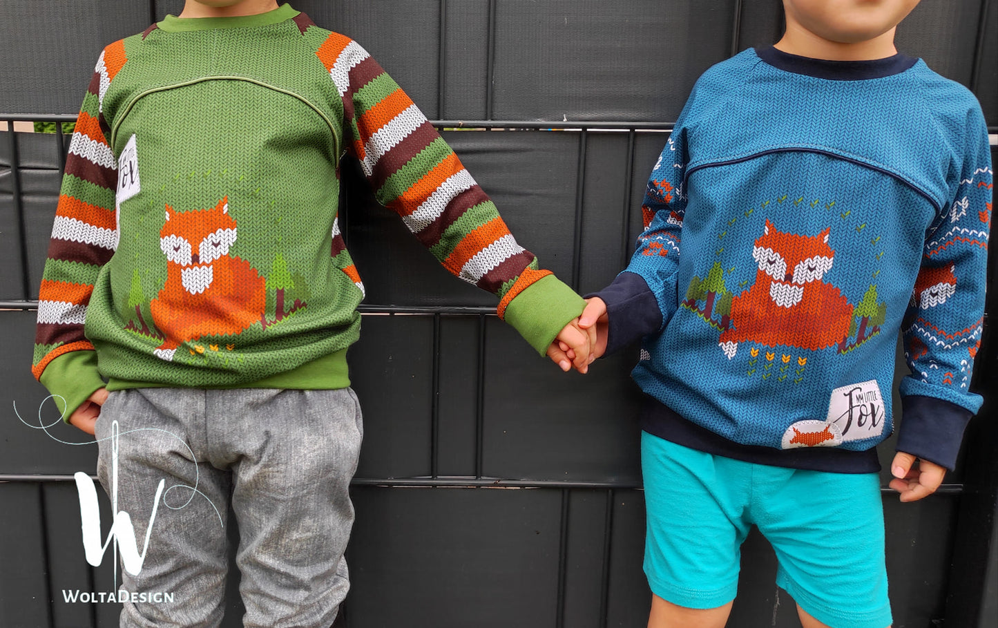 Fashion Ebook Schnittmuster für einen Kreativ Sweater in der Größe 62-170 in DIN- A4 & DIN-A0 PDF zum download