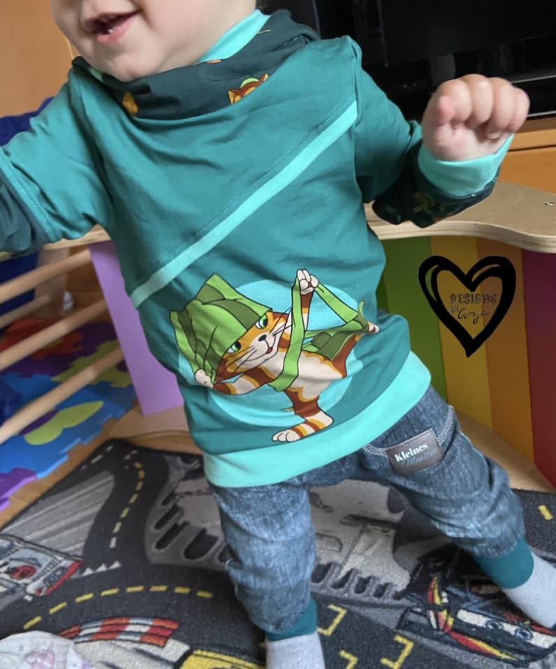 Fashion Ebook Hoodie Kiano | Größe 80-170 DIN- A4 & DIN-A0 PDF zum download