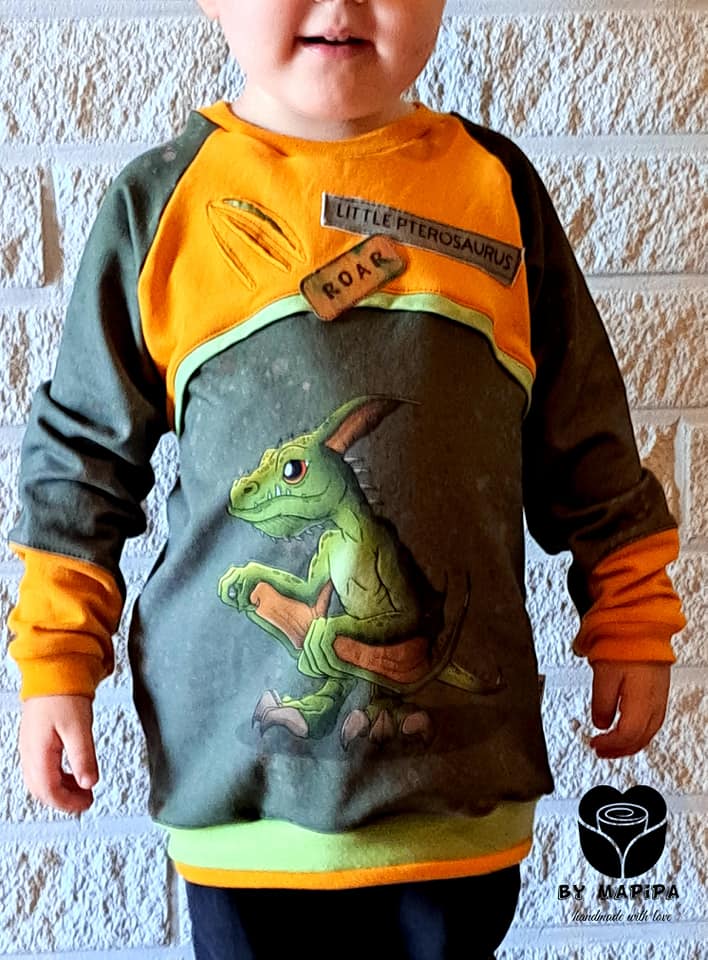 Fashion Ebook Schnittmuster für einen Kreativ Sweater in der Größe 62-170 in DIN- A4 & DIN-A0 PDF zum download