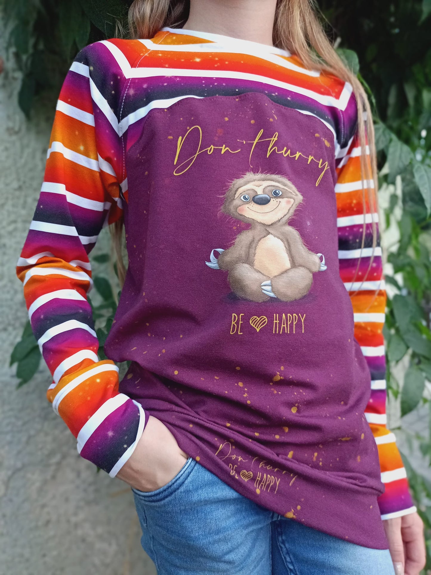 Fashion Ebook Schnittmuster für einen Kreativ Sweater in der Größe 62-170 in DIN- A4 & DIN-A0 PDF zum download