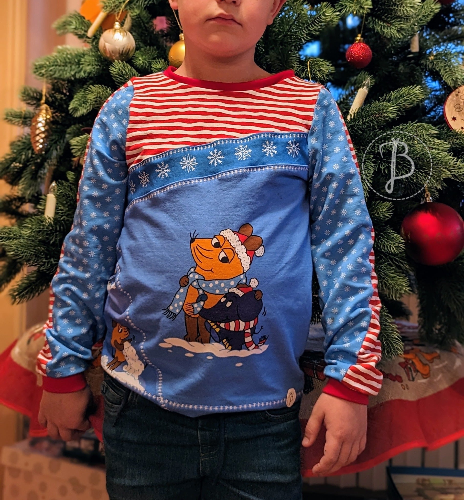 Fashion Ebook Schnittmuster für einen Hoodie Liam für Kinder in den Größe 80-170 in DIN- A4 & DIN-A0 PDF zum download