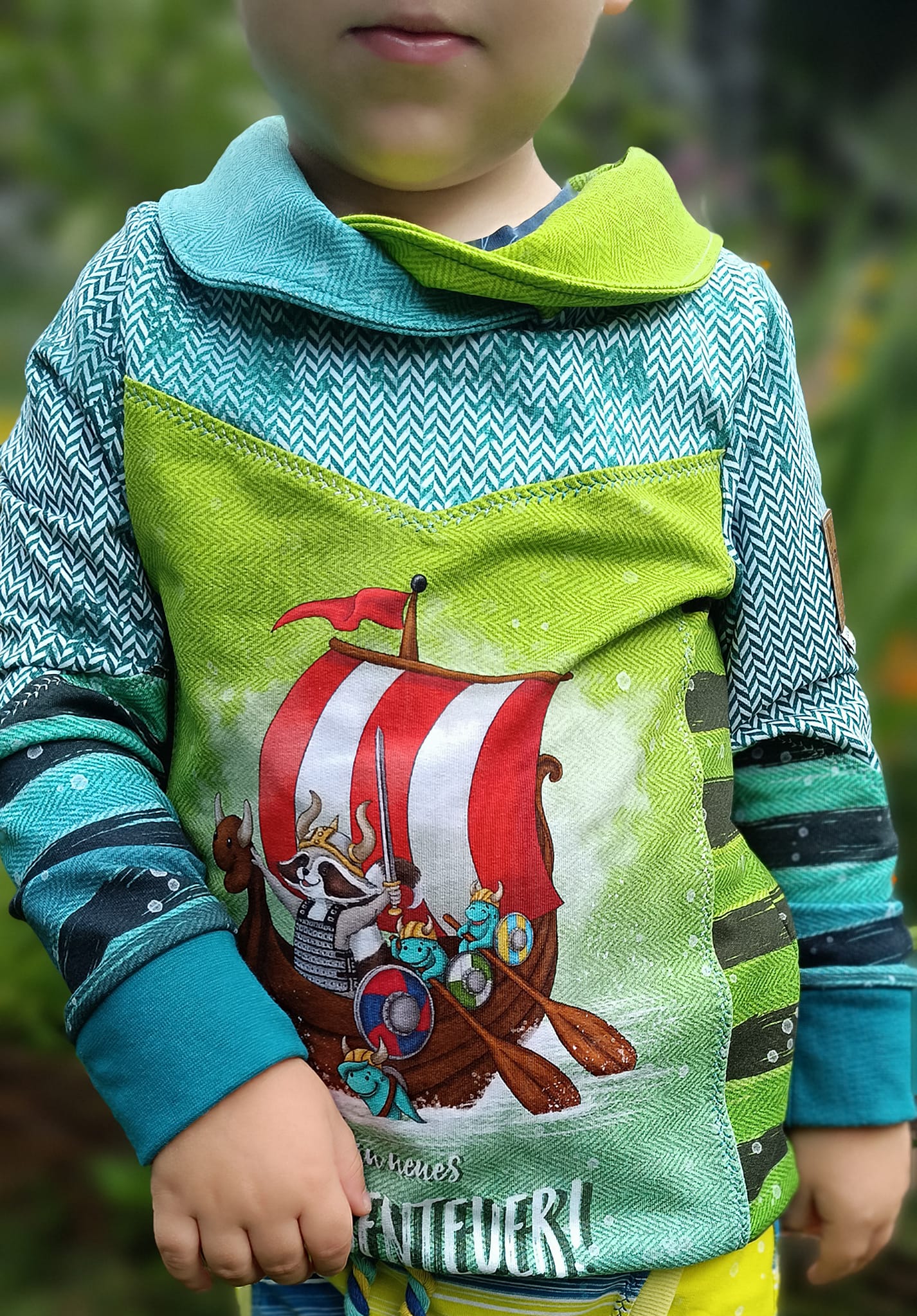 Fashion Ebook Hoodie Viking| Größe 74-170 DIN- A4 & DIN-A0 PDF zum download