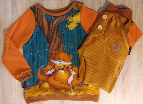 Cord - Breitcord - Weich - Uni - Senf