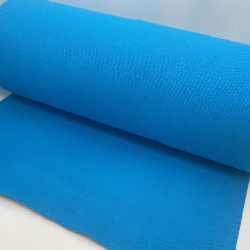 Bündchen Standard - Fein Ripp - Uni - Türkis