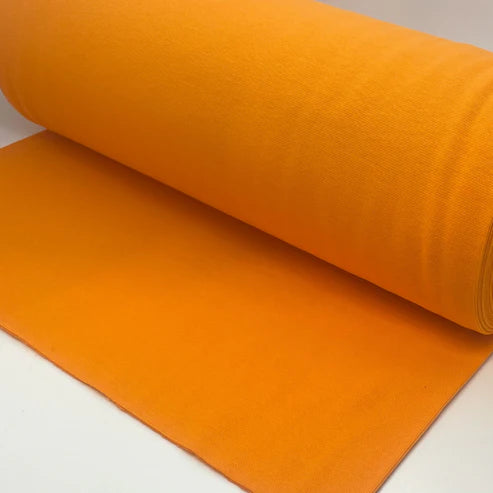 Bündchen Standard - Fein Ripp - Uni - Orange