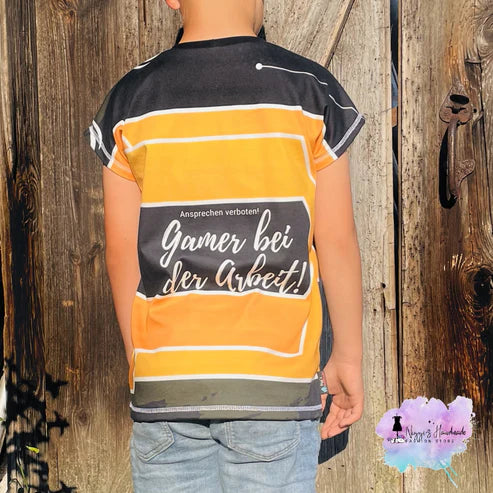 Bio Interlock Jersey - Panel Epische Legende - Eigenproduktion - Gelb