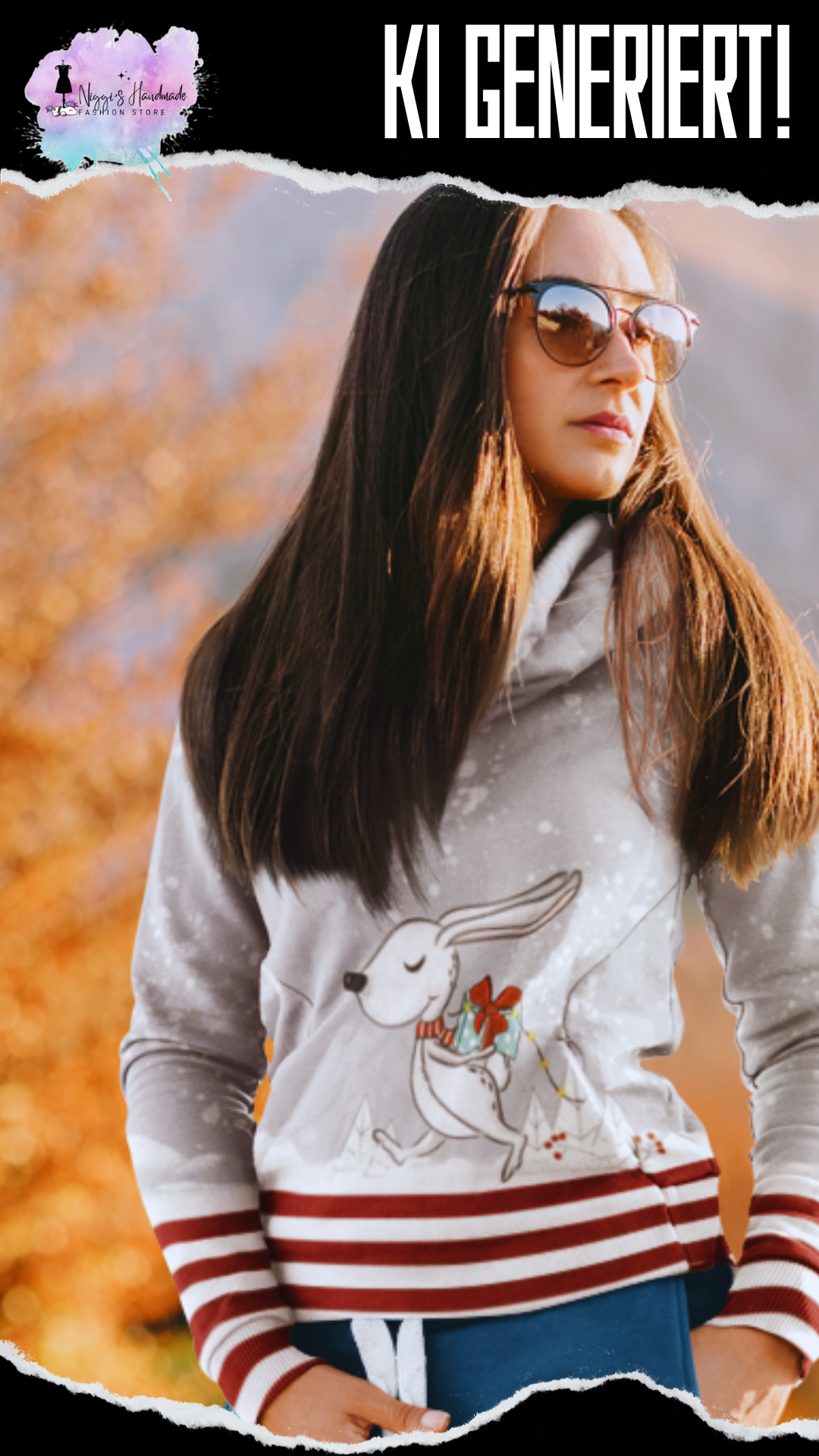 Bio French Terry - Panel SchneeHASE - Eigenproduktion - Silbergrau