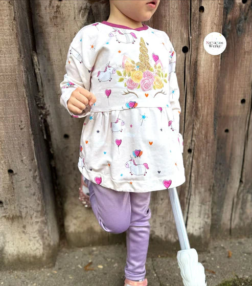 Bio French Terry - Allover Pummelhorn - Eigenproduktion - Pfirsichsand