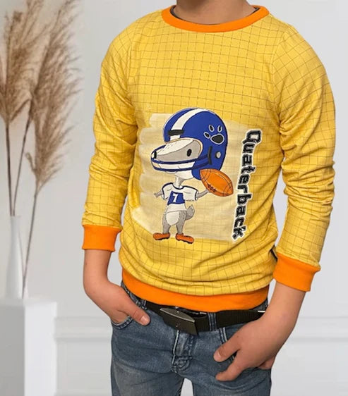 Bio French Terry - Panel BowlDACHS - Eigenproduktion- Floridasun Gelb