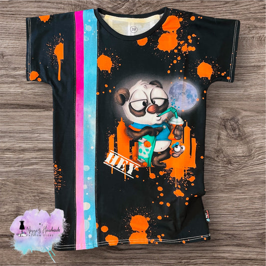 Pandastic Paul T-Shirt Gr. 152 - black