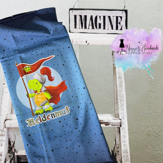 Heldenmut Bio Jersey - blau - Individuell wie du!