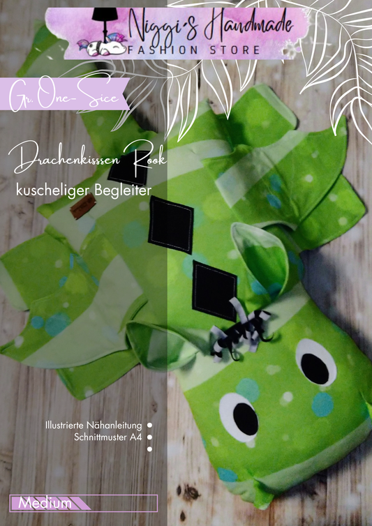 Ebook Schnittmuster für das Kuschelkissen Rook in DIN- A4 PDF zum download